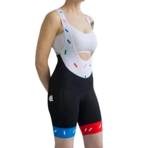 Summer Women's Short Cycling Bib 2024 Lycra material 19D Gel cushion Italian laser cutting outdoor riding Bicycle bottom 1